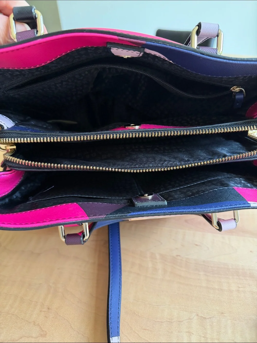 KATE SPADE Laurel Way Geo Spotlight Evangelie Satchel with Crossbody Strap